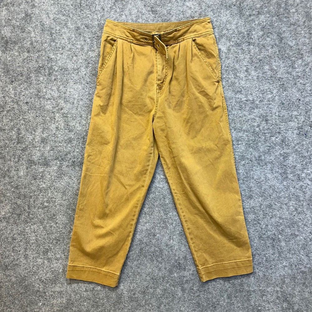 Urban Outfitters Utility Pants Women Size 26 Ochre Excellent Belted High Rise